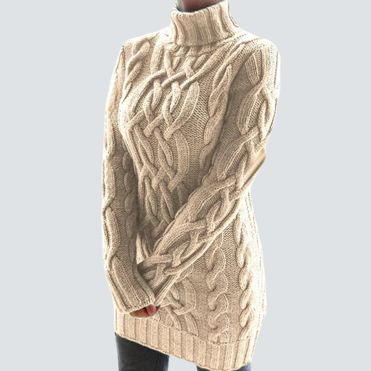 EB | Grobstrick Turtleneck Kleid