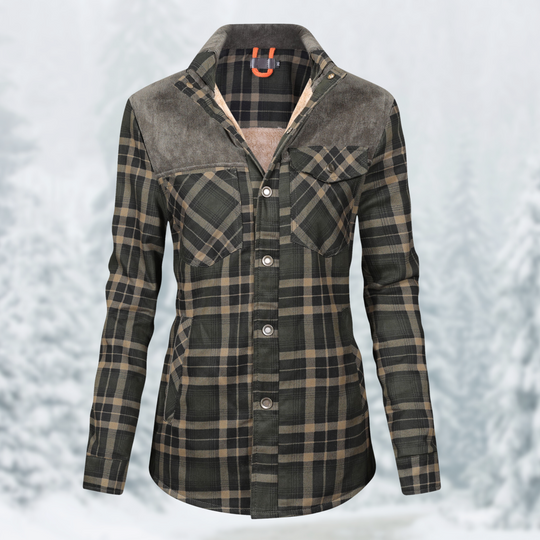 EB | Flanell Wanderjacke für Frauen