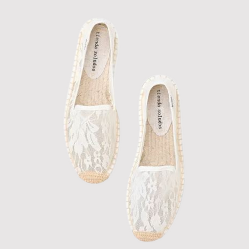 Bequeme Handmade Gewebte Stickerei Schnürschuh EB