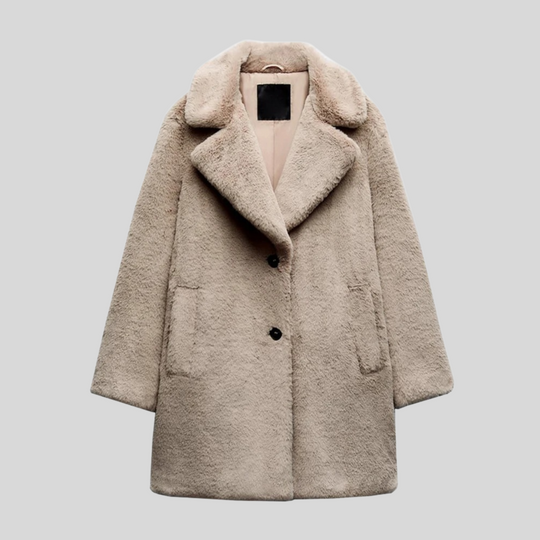 EB | Damen Winter Teddy Mantel Warme