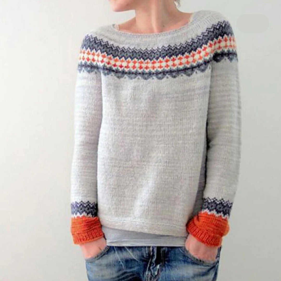 EB | Ethno Print Pullover