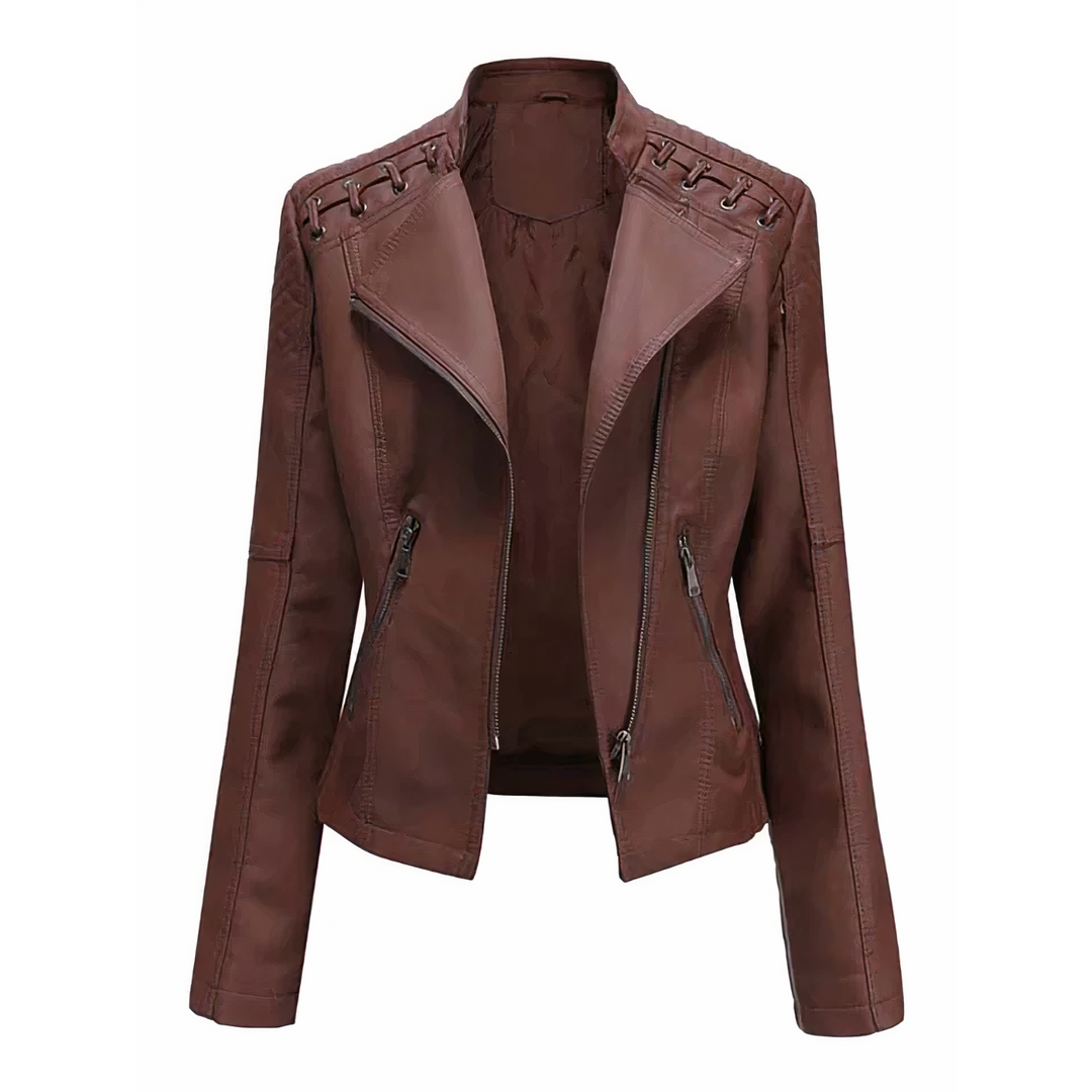 EB | Leder Damenjacke