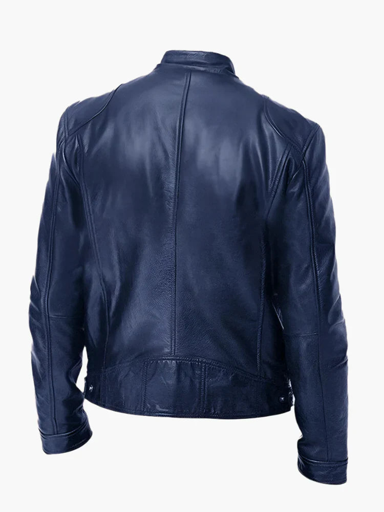 EB | Kunstlederjacke Im Biker-Stil - Zeitloses Design für Alltag und Freizeit