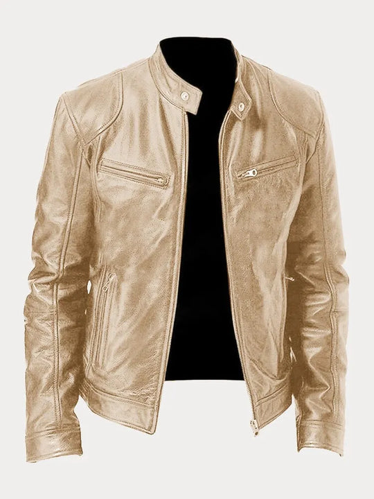 EB | Lässige Lederjacke: Zeitloser Stil und Komfort