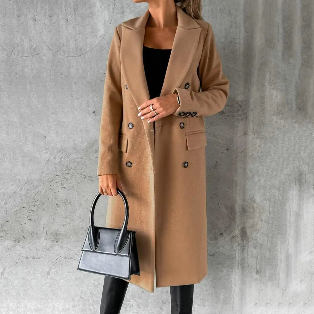 EB | Damen - Mantel – Eleganter City - Chic Mantel für Business und Freizeit