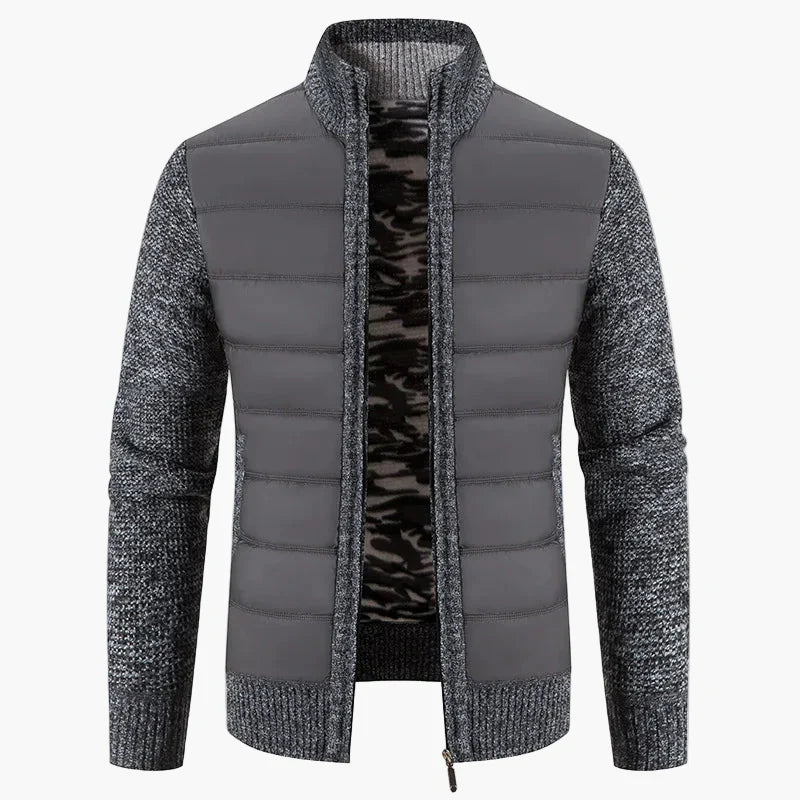 EB | Stepp-Strickjacke mit Reißverschluss - Lässiger Urban Style für Alltag und Freizeit