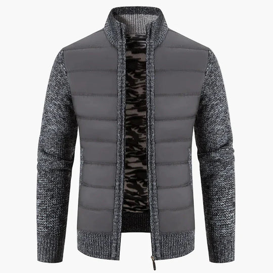 EB | Stepp-Strickjacke mit Reißverschluss - Lässiger Urban Style für Alltag und Freizeit