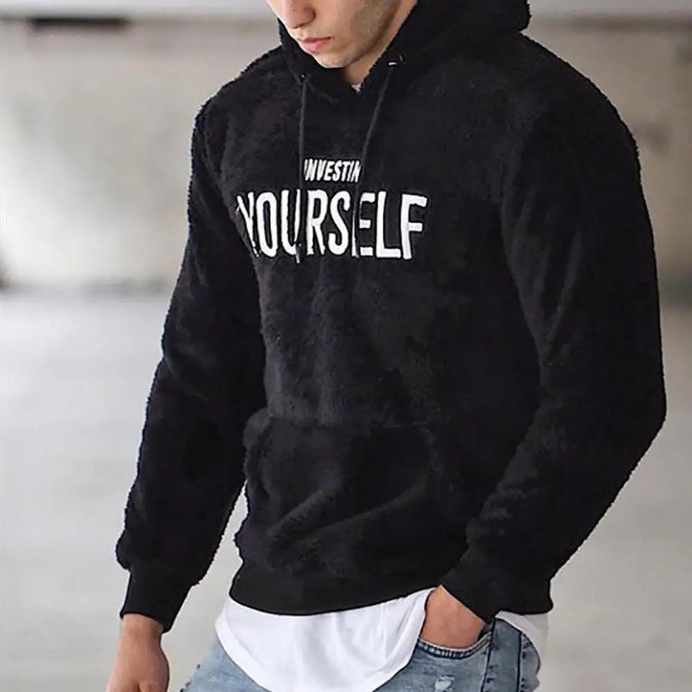 EB | Hoodie mit Motivierendem Text Polyester-fleece Komfortabel und Trendy