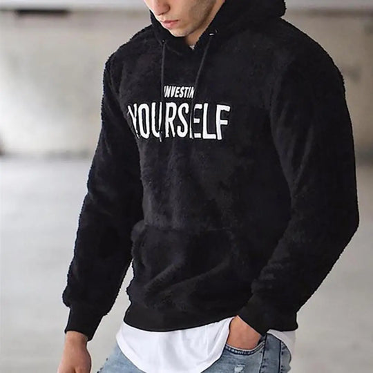 EB | Hoodie mit Motivierendem Text Polyester-fleece Komfortabel und Trendy