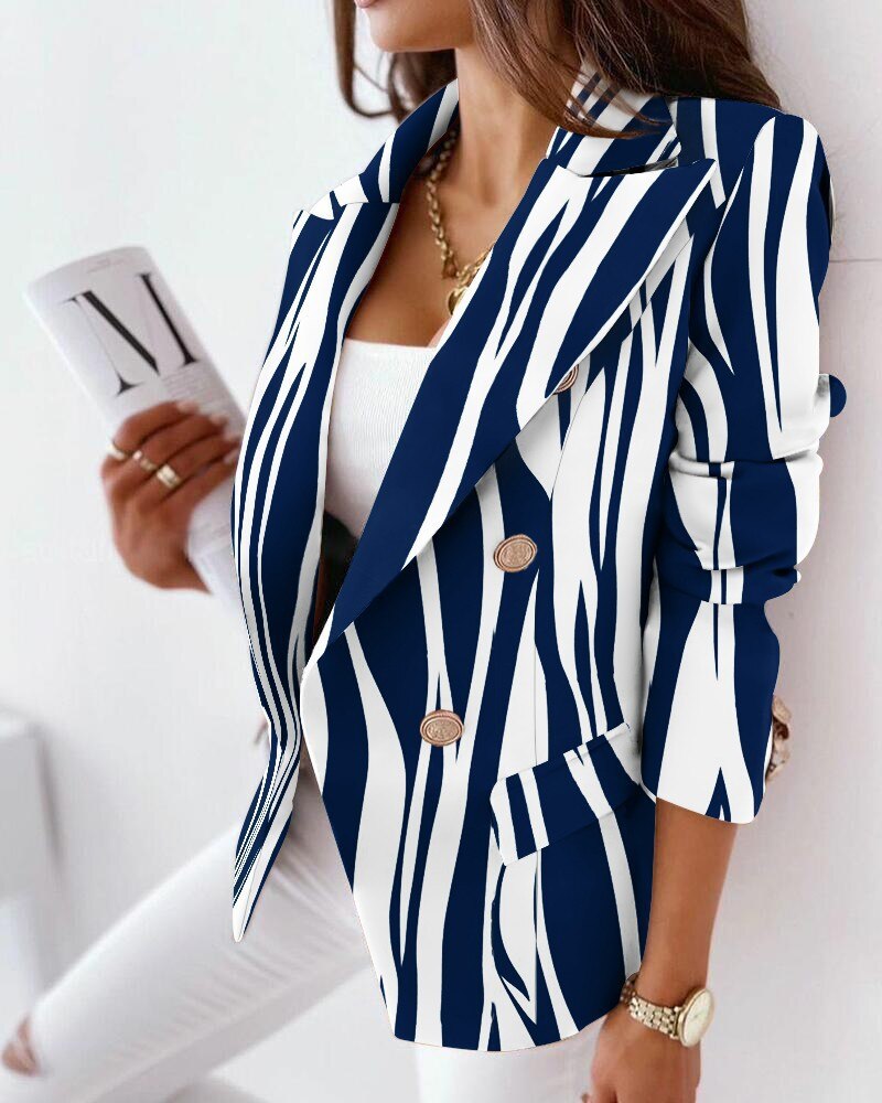 EB | Blazer mit Schlangenprint für Damen