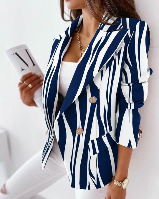 EB | Blazer mit Schlangenprint für Damen