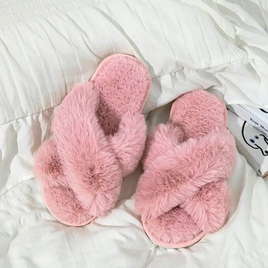 Megan Crossband Hausschuhe | Warm & Stilvoll EB