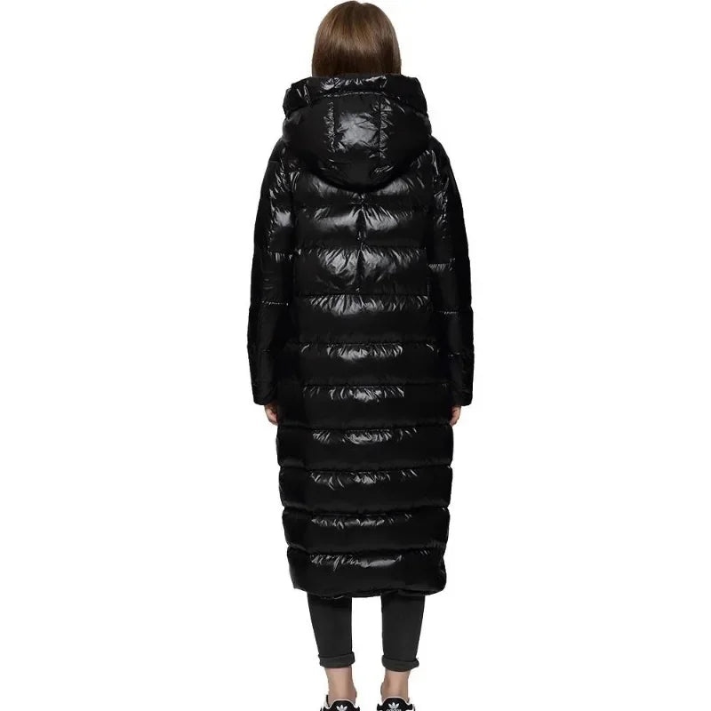 EB | Elegante Lange Daunenjacke für Damen