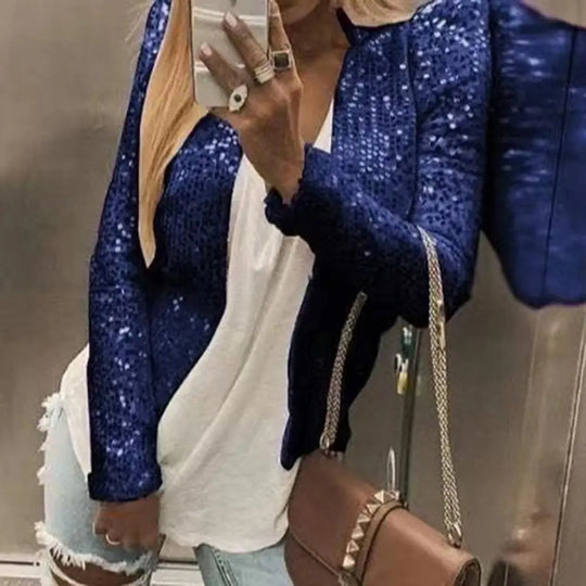 EB | Eleganter Pailletten-Blazer