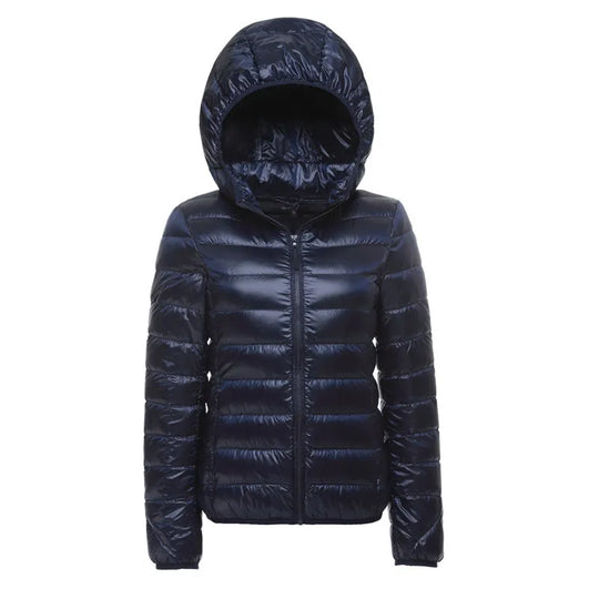 EB | Steppjacke mit Kapuze - Leichte Übergangsjacke für Alltag und Outdoor