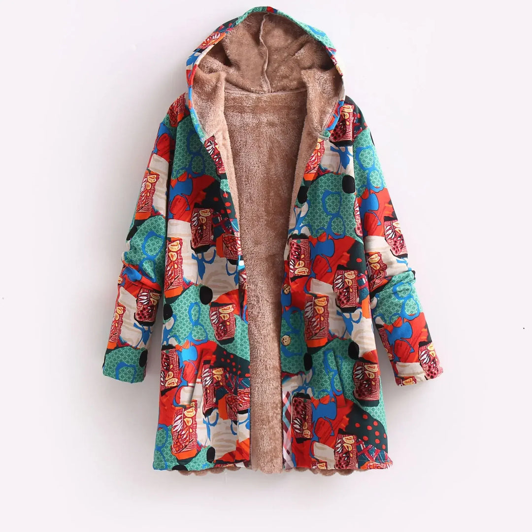 EB | Fleecejacke für Damen - mit Kapuze