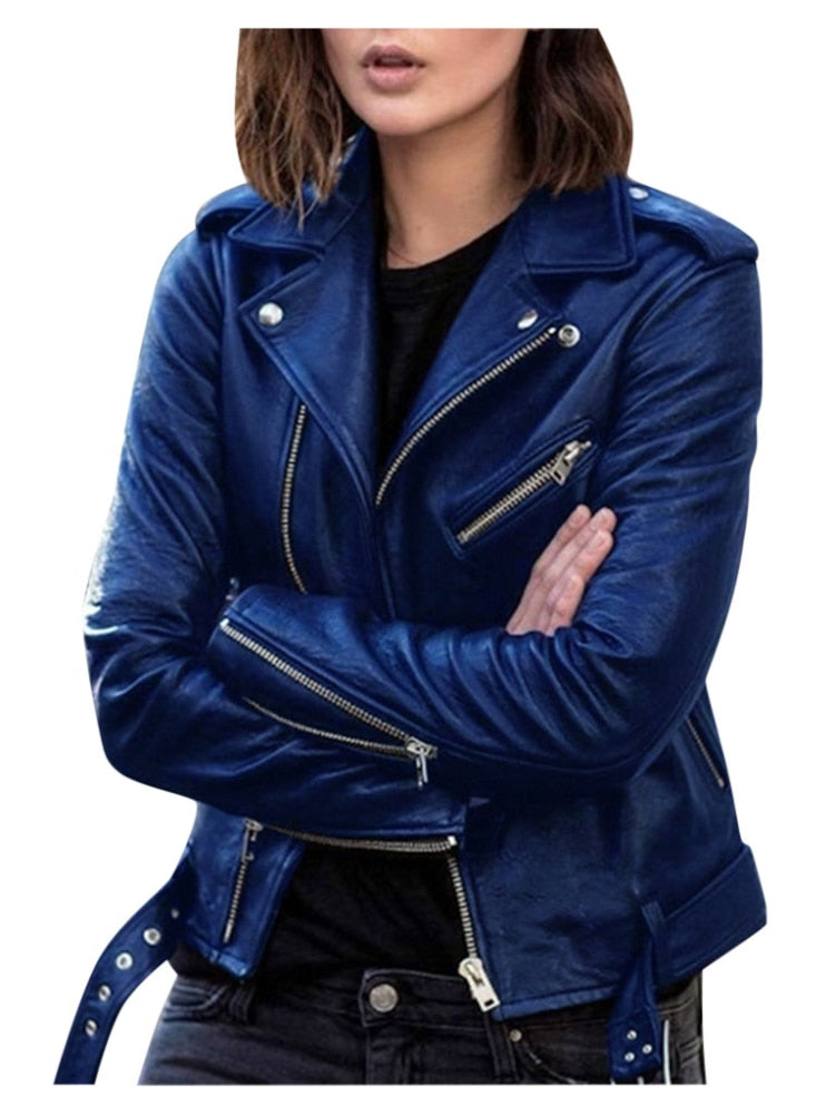 EB | Kunst jacke mit schlanker Silhouette für einen schicken Look
