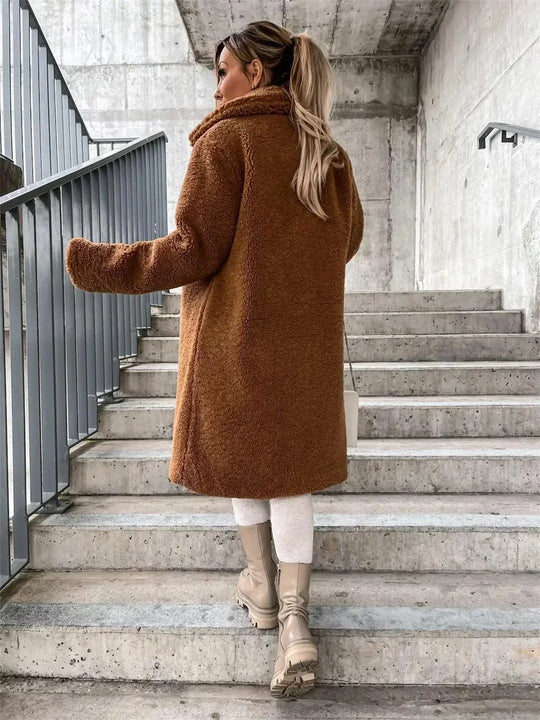 EB | Damen-Strickjacke, lang & modisch