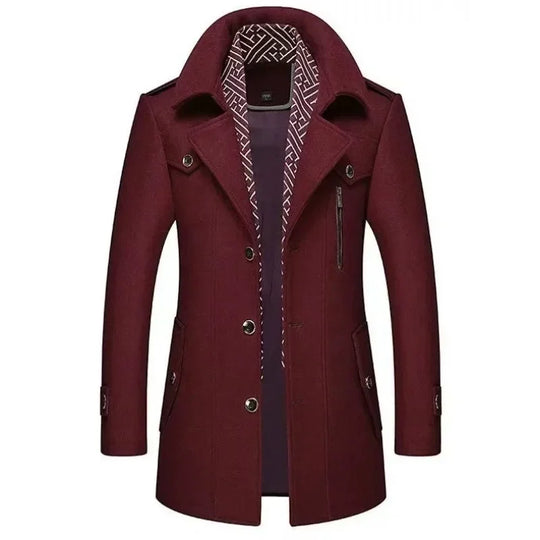 EB | Business Mantel Eleganter Winter Langjacke Klassisch Modern Freizeit