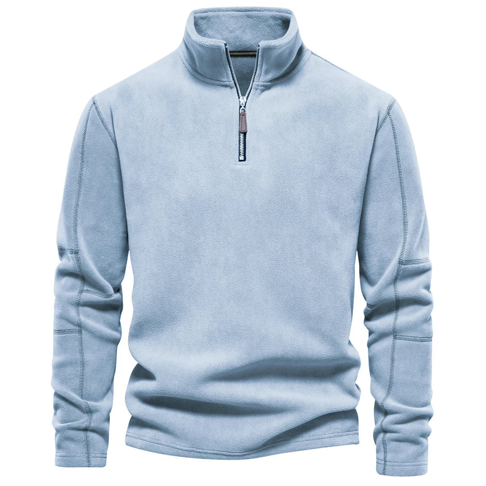 EB | Weiches Fleece Sweatshirt mit Reißverschluss Warm und Komfortabel Ideal für Kaltes Wetter