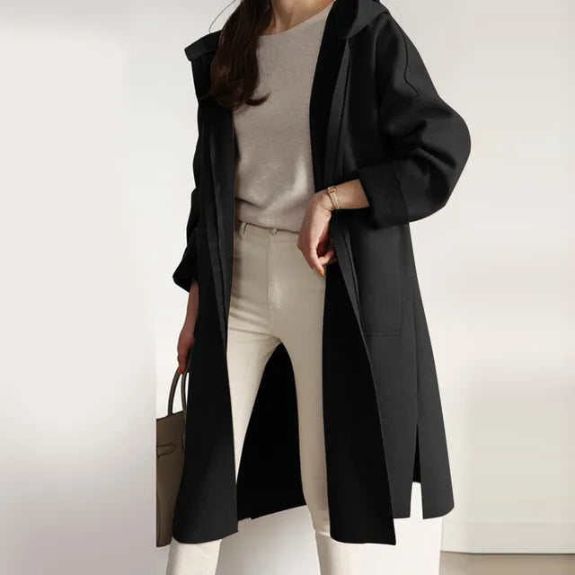 EB | Elegante Taubjacke mit Kapuze