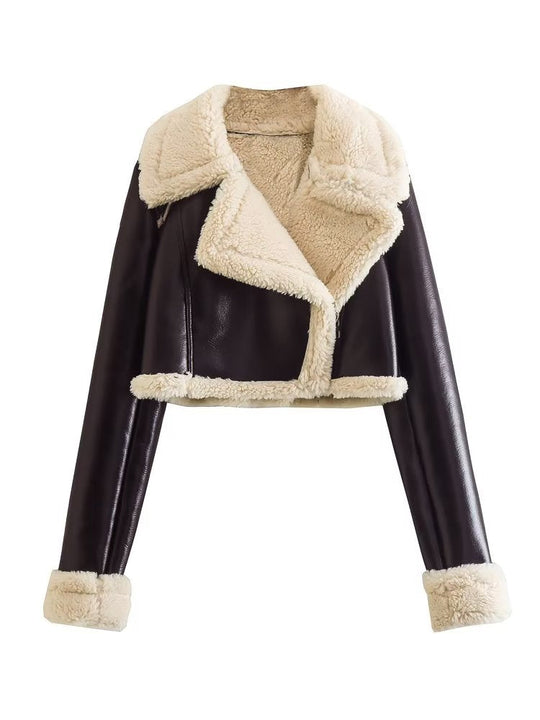 EB | Warme Kunstlederjacke