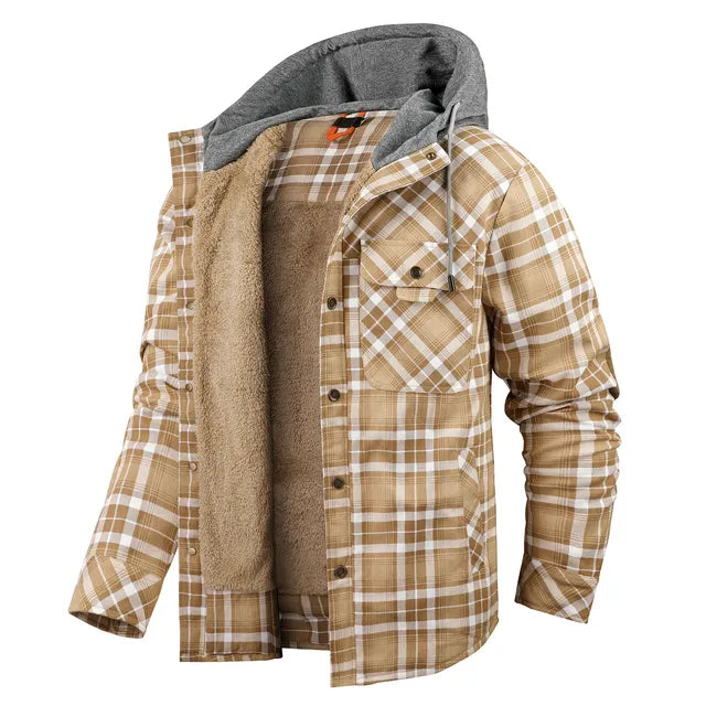 EB | Warm kariert Hemdjacke
