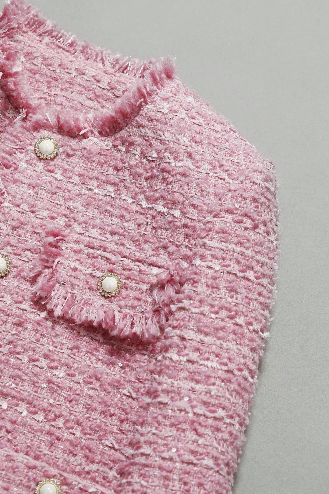 EB | Jacke Aus Größem Tweed Herbst/Winter Socialite Quastendesign