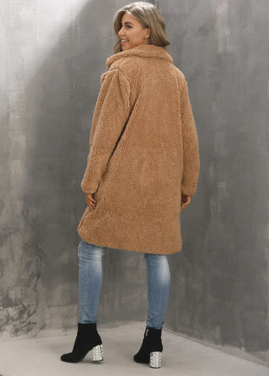 EB | Gemütliche Warme Winterjacke für Frauen mit Offenem Vorderteil