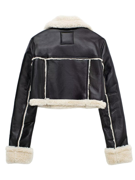 EB | Warme Kunstlederjacke