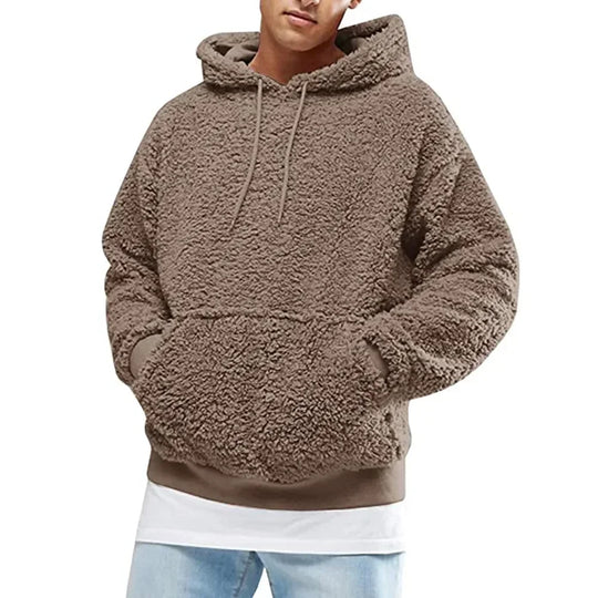 EB | Hoodie mit Weichem Sherpa-textur Polyester-fleece Komfortabel und Trendy