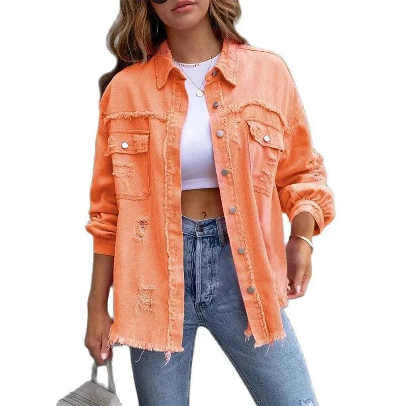 EB | Übergroße Denim Jacke für Damen
