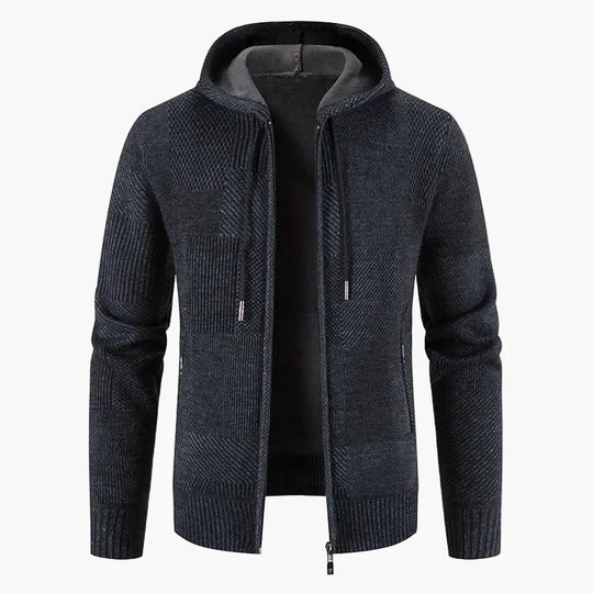 EB | Strickjacke mit Kapuze - Modische Winterjacke für Alltag und Freizeit