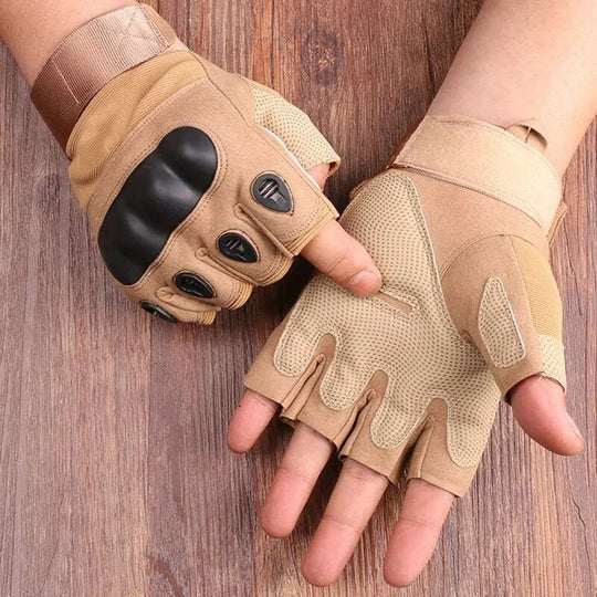 Tactical Hard Knuckle Half Finger Handschuhe EB