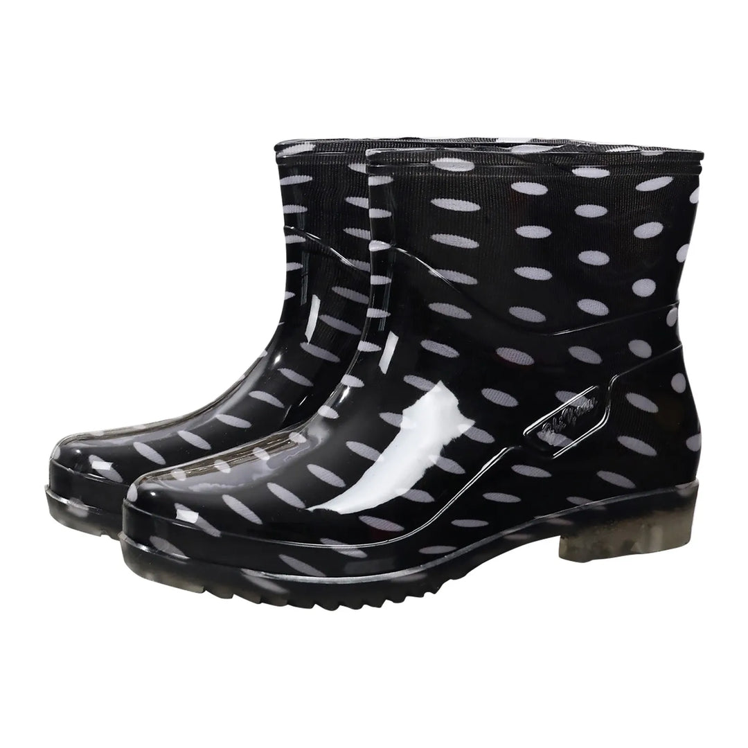 EB | Gummistiefel Wasserdicht mittelhoch Bedruckt Slip on Grip Sohle
