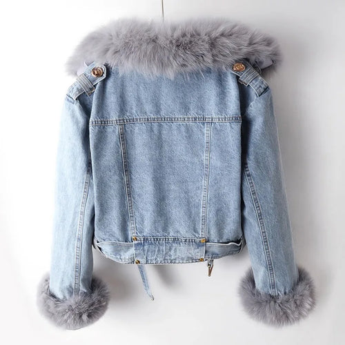 EB | Damenjeansjacke mit Paspel Serene