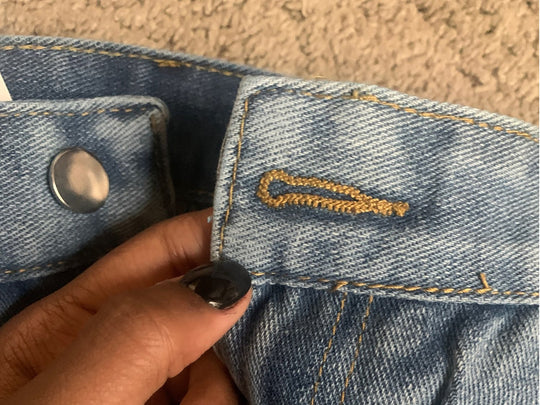 EB - Damen Vintage Baggy Jeans