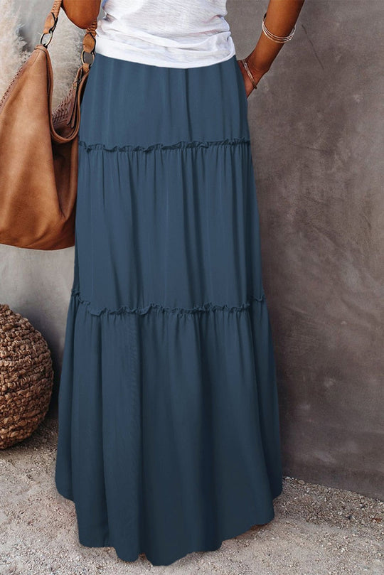 EB | Langer Hochtaillierter Maxi Rock