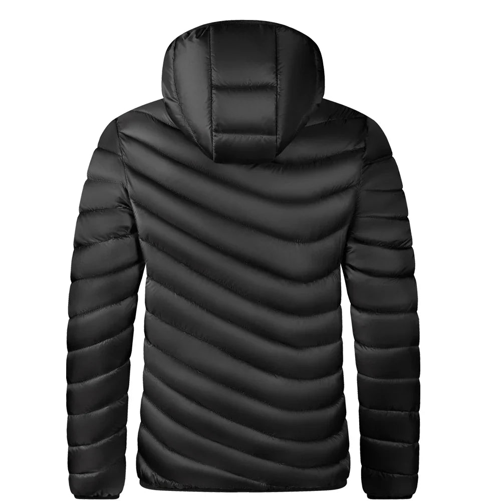 EB | Leichtgewichtige Pufferjacke mit Kapuze Polyester Warm und Praktisch