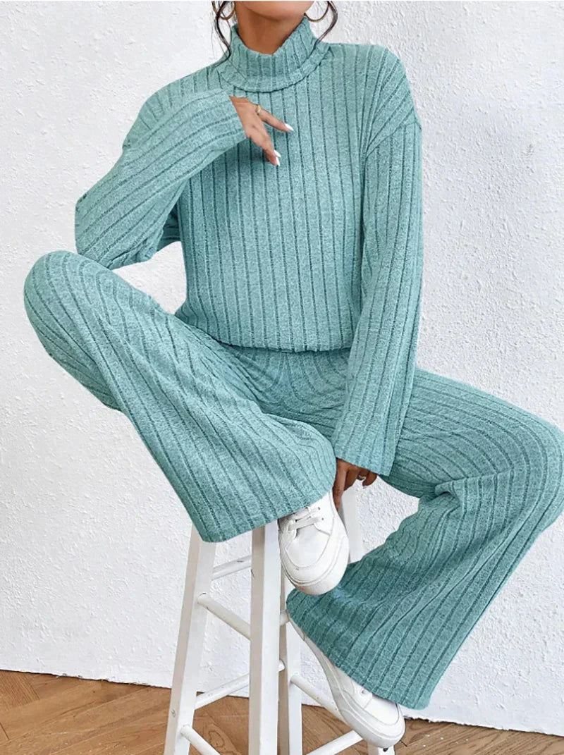 EB | Strickhose und Rollkragenpullover Set