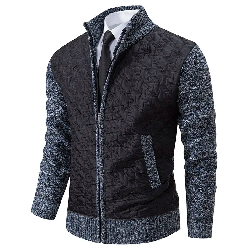EB | Strickjacke mit Gepolsterter Front Warm und Modern Perfekt für Den Alltag