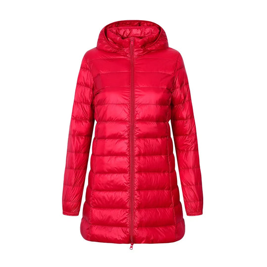 EB | Winter Daunenjacke mit Kapuze - Lang