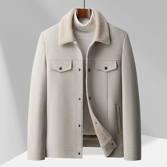 EB | Herren Fleece-Weste mit Kragen