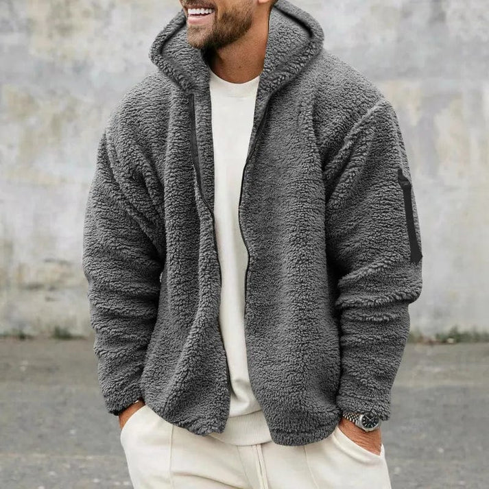 EB | Herren Kapuzen-Fleecejacke
