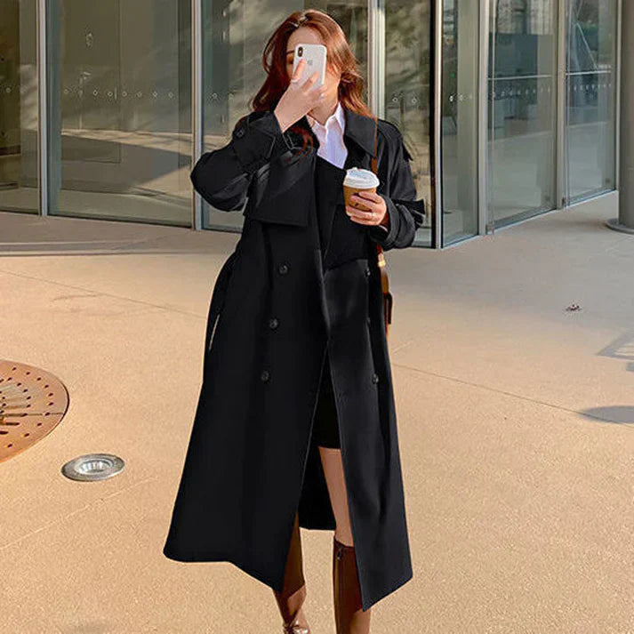 EB | Trenchcoat mit Doppelten Knopfreihen Kornelia