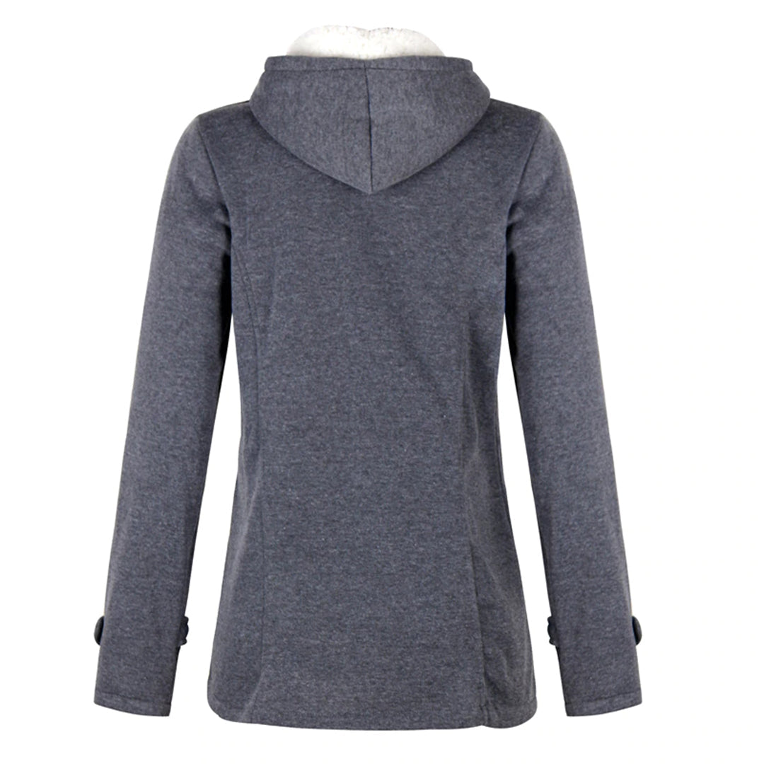 EB | Lange Kapuzenjacke für Damen Ideal für den Winter