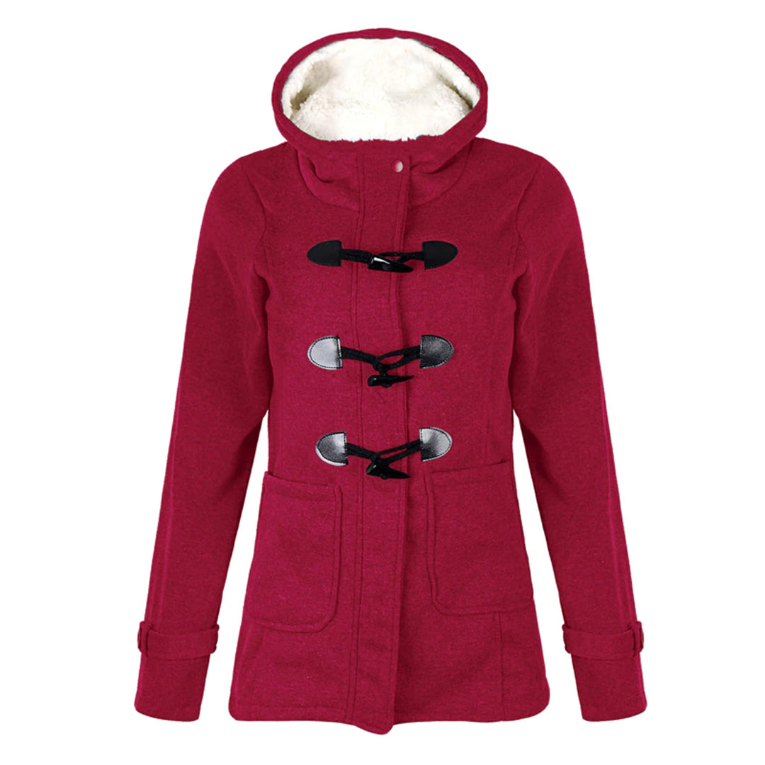 EB | Lange Kapuzenjacke für Damen Ideal für den Winter