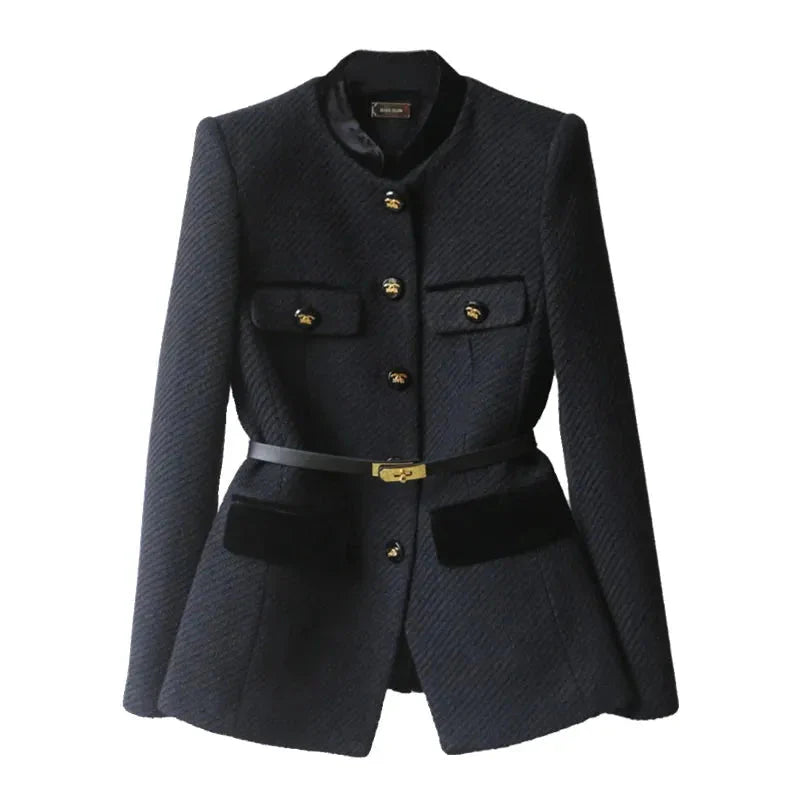EB | Tweed Gürtel Blazer