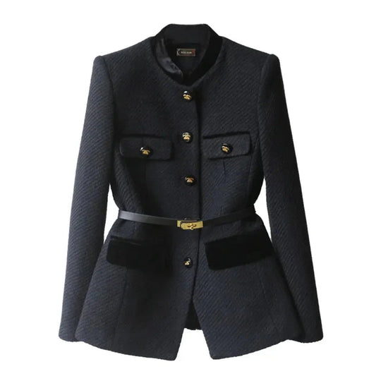 EB | Tweed Gürtel Blazer