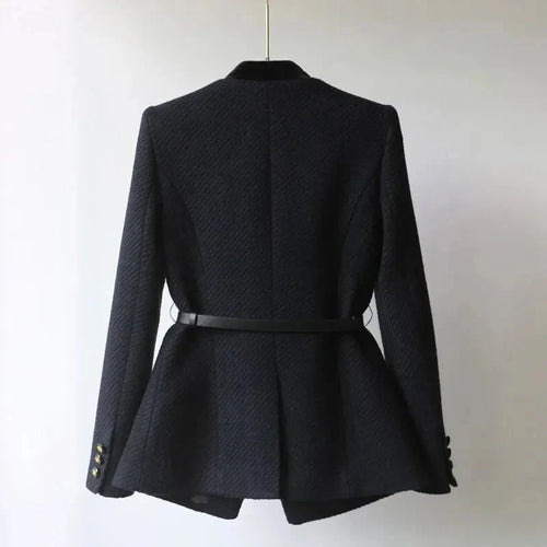 EB | Tweed Gürtel Blazer